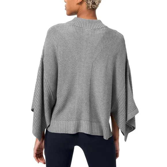 Lululemon Softer Still Wrap Cashmere Blend *Heathered Asphalt Gray *Size Large - Picture 2 of 13